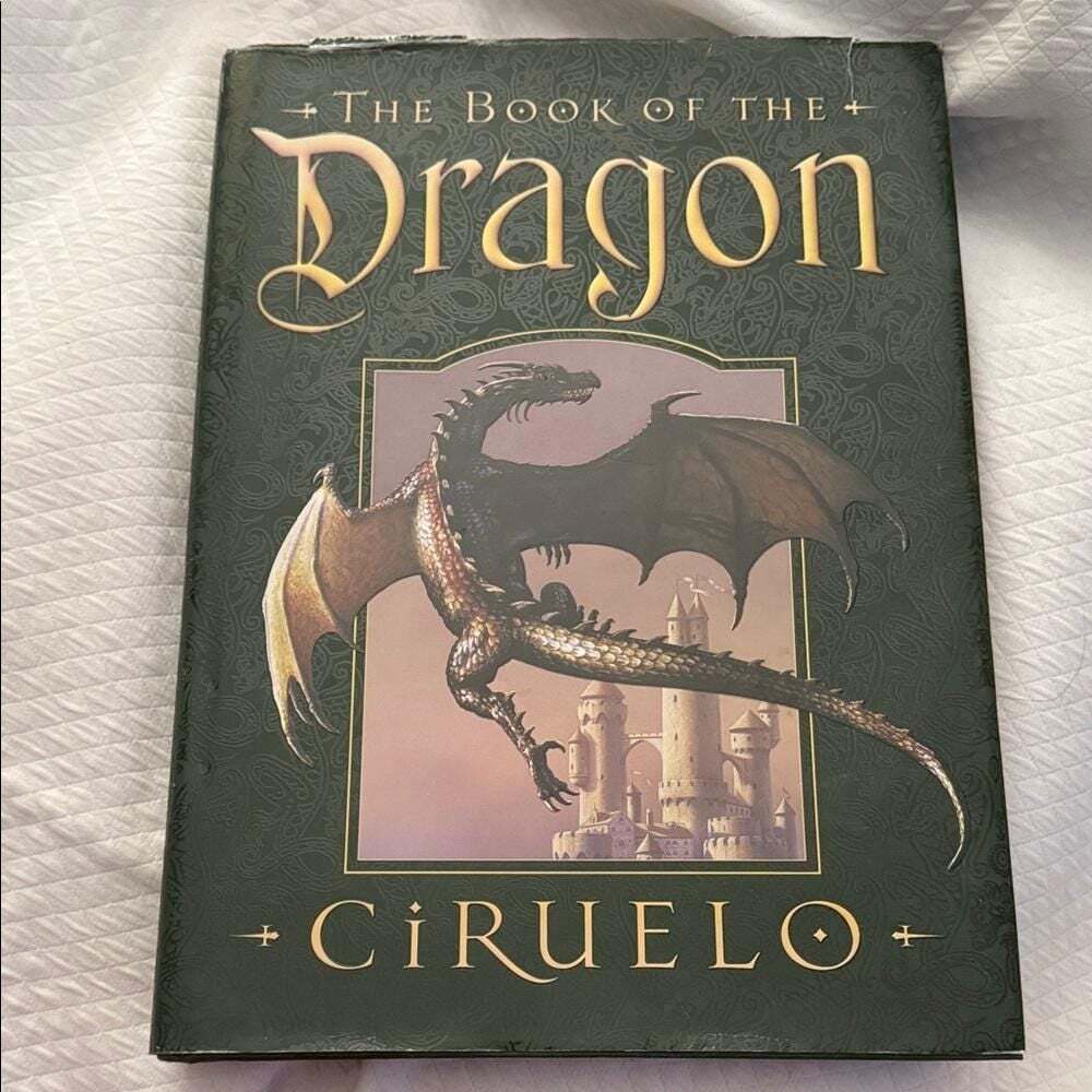 The Book of the Dragon by Ciruelo Hardcover Fantasy Art Book Dragons Mythical Cr